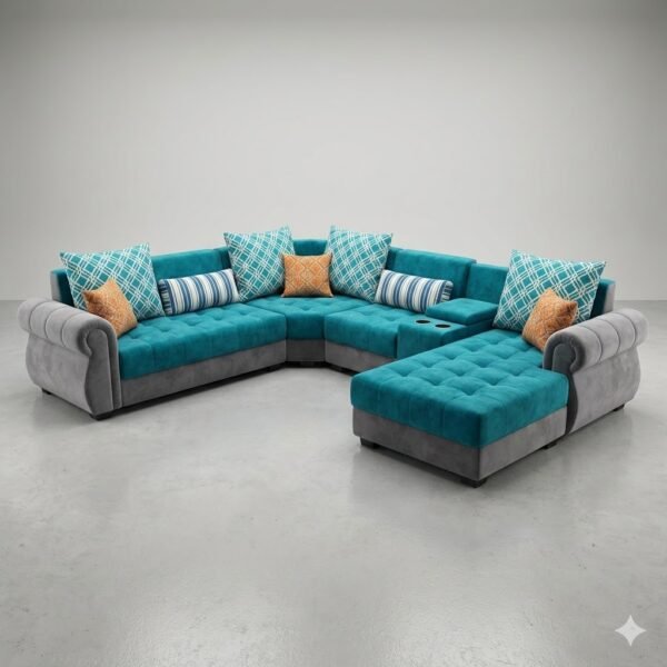 U-shaped 12 seater couch