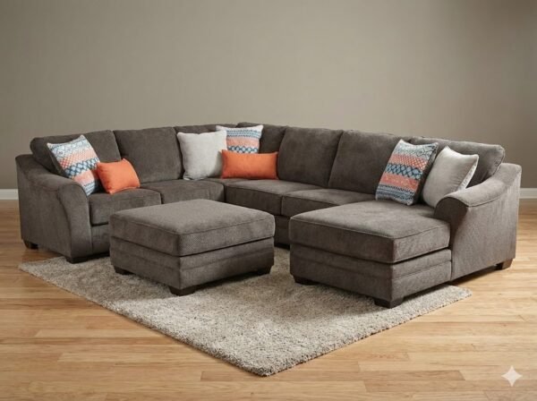 U-shaped 8 seater couch