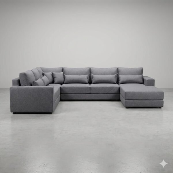 U-shaped 8 seater couch