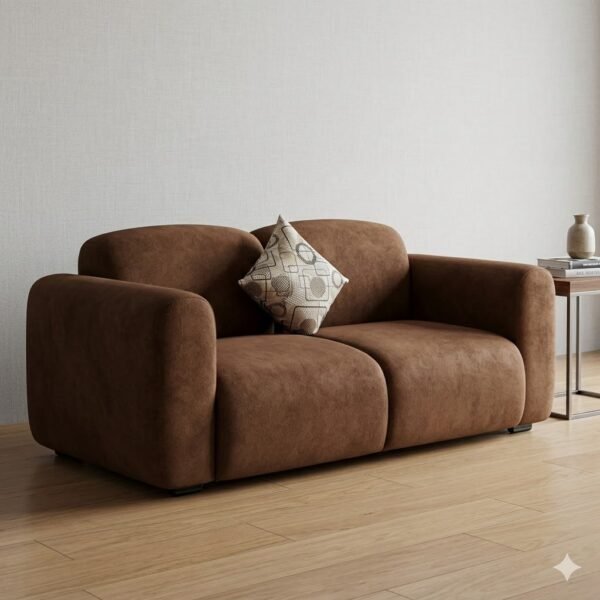The Sienna Two-Seater Velvet Loveseat