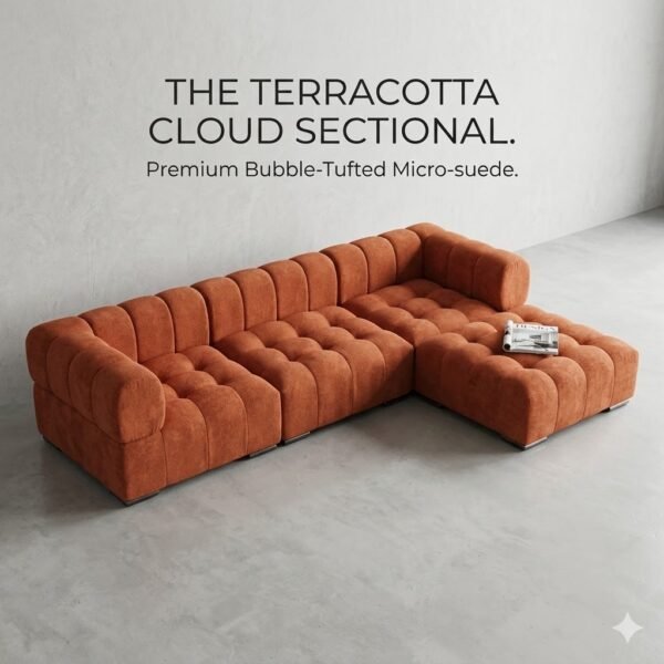 The Terracotta Cloud Sectional