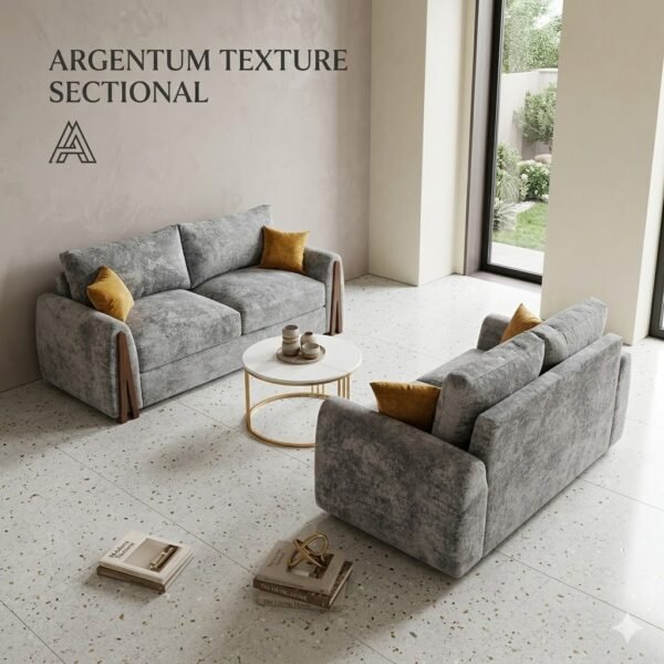 Argentum Texture Sectional